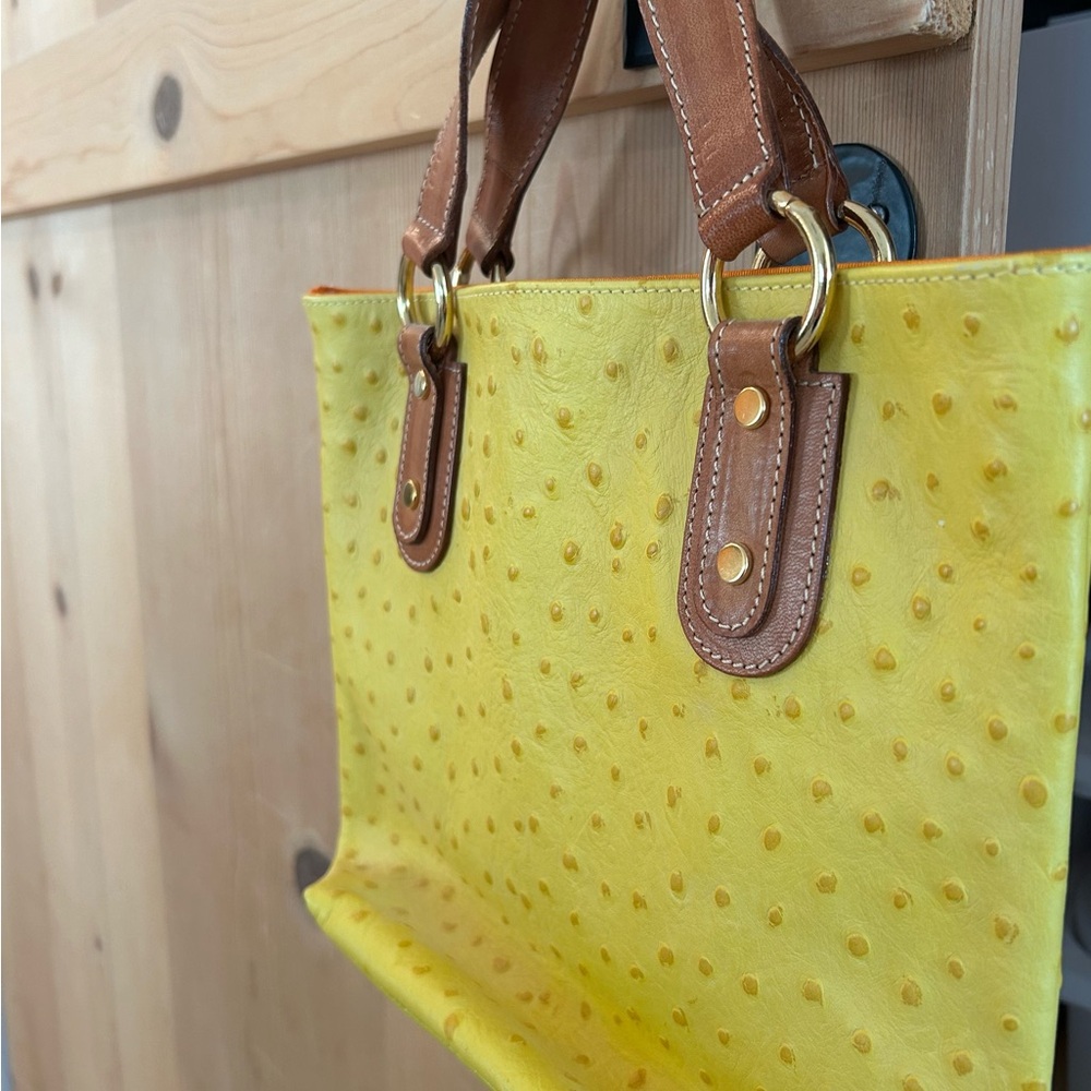 Maurizio Taiuti Orange Leather Bag - Never used!